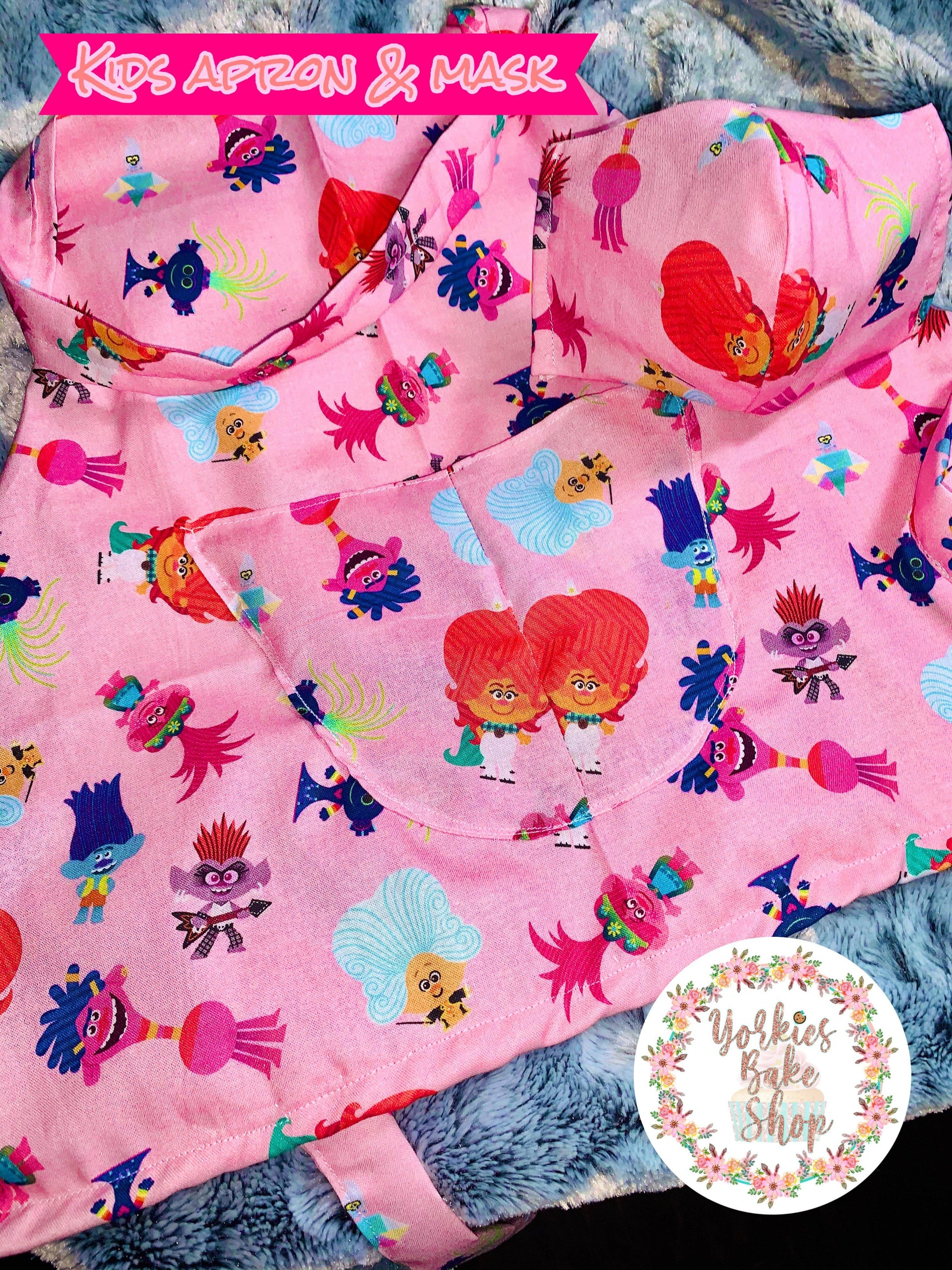 Kids Apron & Mask Set freeshipping - Pretty Sweets Bake Shop